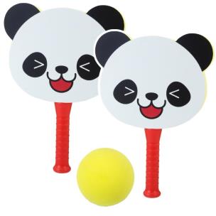 Paletki piankowe panda. Wydawca: Leantoys. Multiszop.pl Opakowanie Paletki piankowe panda