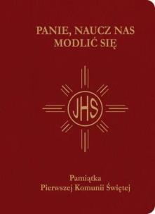 Okładka książki Pamiątka I Komunii Świętej - Modlitewnik bordowy