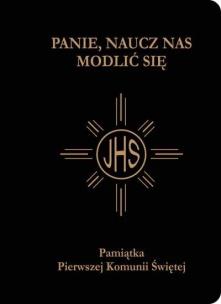 Okładka książki Pamiątka I Komunii Świętej - Modlitewnik czarny