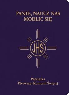 Okładka książki Pamiątka I Komunii Świętej - Modlitewnik granatowy