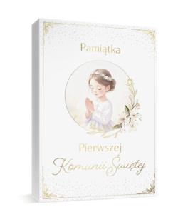 Opakowanie Pamiątka Komunia pudełko A4 + książka