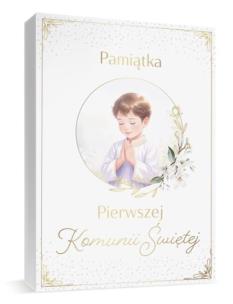 Opakowanie Pamiątka Komunia pudełko A4 + książka