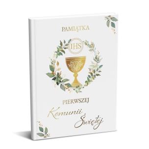 Pamiątka książeczka Komunia. Wydawca: Armin Style. Multiszop.pl Opakowanie Pamiątka książeczka Komunia