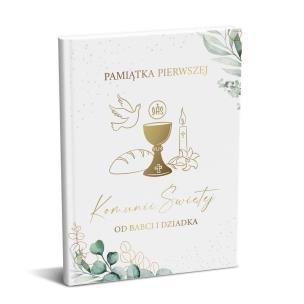 Pamiątka książeczka Komunia. Wydawca: Armin Style. Multiszop.pl Opakowanie Pamiątka książeczka Komunia