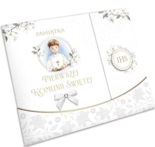 Opakowanie Pamiątka książeczka Komunia A4 tryptyk