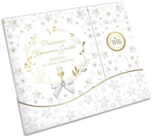 Opakowanie Pamiątka książeczka Komunia A4 tryptyk