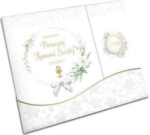 Opakowanie Pamiątka książeczka Komunia A4 tryptyk