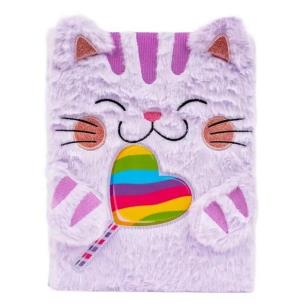 Opakowanie Pamiętnik A4 pluszowy Kotek