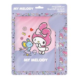 Opakowanie Pamiętnik+długopis z pomponem my melody