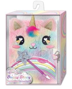 Opakowanie Pamiętnik futrzany z długopisem Jednorożec