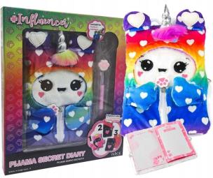 Opakowanie Pamiętnik Influencer tęcza w serca