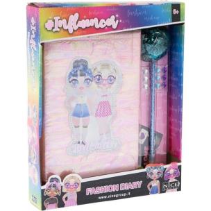 Opakowanie Pamiętnik z długopisem pomponem jasnoróżowy