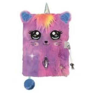 Opakowanie Pamiętnik z kłódką A5/96K 3D włochacz Catcorn