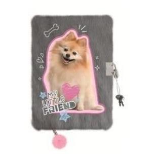 Opakowanie Pamiętnik z kłódką A5/96K włochacz Sweet pomeran.