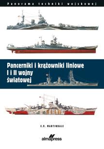 Okładka książki Pancerniki i krążowniki liniowe I i II wojny światowej