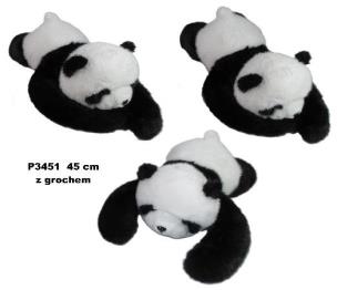 Opakowanie Panda z łapkami obciążeniowymi z grochem 45cm