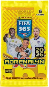 Panini Fifa 365 Adrenalyn XL 2026 saszetka 1szt. mix. Wydawca: Panini (L1). Multiszop.pl Opakowanie Panini Fifa 365 Adrenalyn XL 2026 saszetka 1szt. mix