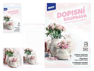 Papeteria lux 5+10 kwiaty. Wydawca: MFP. Multiszop.pl Opakowanie Papeteria lux 5+10 kwiaty