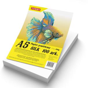 Opakowanie Papier A5 powlekany kredowany 100 ark.350g