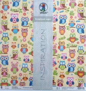 Opakowanie Papier do scrapbookingu 190g 30,5x30,5cm 5 ark.