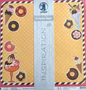 Opakowanie Papier do scrapbookingu 190g 30,5x30,5cm 5 ark.