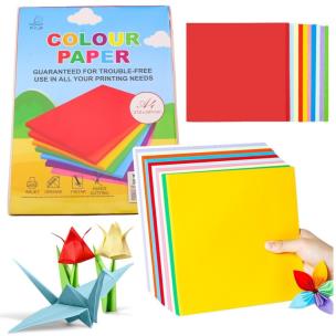 Papier kolorowy ozdobny A4. Wydawca: Leantoys. Multiszop.pl Opakowanie Papier kolorowy ozdobny A4