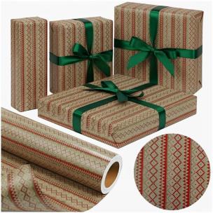 Opakowanie Papier kraftowy Północne Święta X-Strong 57cmx25m