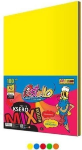 Papier ksero A3 80g 5 kolorów 100 arkuszy. Wydawca: Alfa Pastello. Multiszop.pl Opakowanie Papier ksero A3 80g 5 kolorów 100 arkuszy