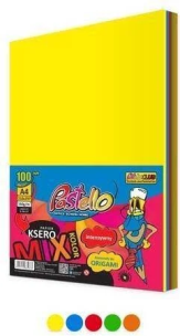 Papier ksero A4 160g 5 kolorów 100 arkuszy. Wydawca: Alfa Pastello. Multiszop.pl Opakowanie Papier ksero A4 160g 5 kolorów 100 arkuszy