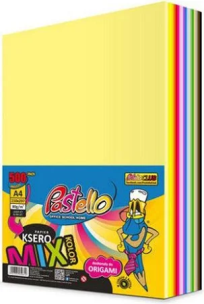 Papier ksero A4 20 kolorów 500 arkuszy. Wydawca: Alfa Pastello. Multiszop.pl Opakowanie Papier ksero A4 20 kolorów 500 arkuszy