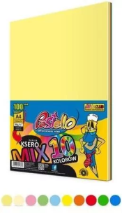 Papier ksero A4 80g 10 kolorów 100 arkuszy. Wydawca: Alfa Pastello. Multiszop.pl Opakowanie Papier ksero A4 80g 10 kolorów 100 arkuszy