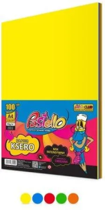 Papier ksero A4 80g 5 kolorów 100 arkuszy. Wydawca: Alfa Pastello. Multiszop.pl Opakowanie Papier ksero A4 80g 5 kolorów 100 arkuszy