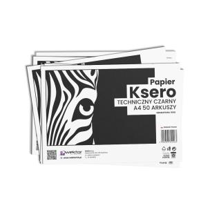 Opakowanie Papier ksero techniczny A4/50K czarny 160g