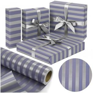 Opakowanie Papier metalizujący Srebrne Pasy X-Strong 38cmx20m
