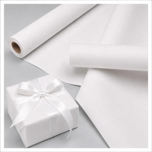 Opakowanie Papier ozdobny biały klasyczny X-Strong 57cmx25m