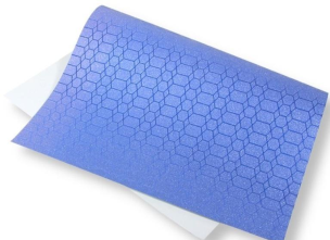 Opakowanie Papier ozdobny brokatowy 140g 40x60cm niebieski 5a