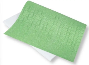 Opakowanie Papier ozdobny brokatowy 140g 40x60cm zielony 5ark