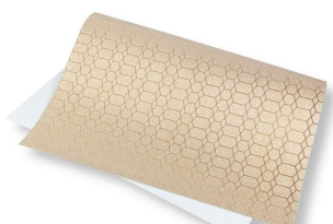 Opakowanie Papier ozdobny brokatowy 140g 40x60cm złoty 5ark