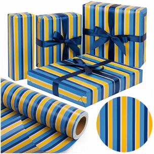 Opakowanie Papier ozdobny Morskie Pasy X-Strong 38cmx20m