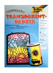 Opakowanie Papier transparent 100g tęczowy 10 arkuszy