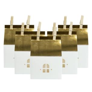 Opakowanie Papierowe domki 5szt