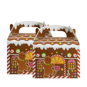 Opakowanie Papierowe domki pudełko na upominki