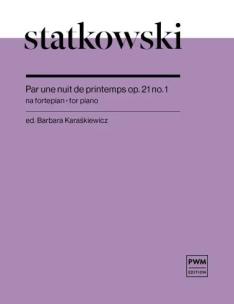 Okładka książki Par une nuit de printemps op.21 nuty na fortepian