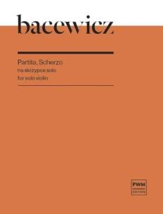 Okładka książki Partita, Scherzo na skrzypce solo