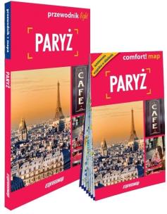 Okładka książki Paryż light: przewodnik + mapa