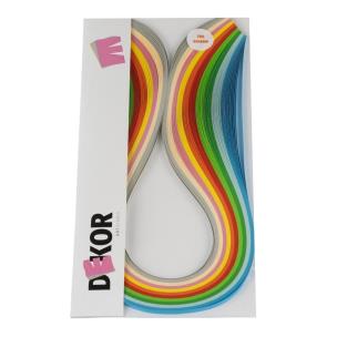 Opakowanie Paski do quillingu 3mmx42cm kolorowe 200szt