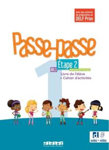 Passe-Passe 1 etape 2 podręcznik + ćwiczenia + app. Autor:   Praca zbiorowa. Multiszop.pl Okładka książki Passe-Passe 1 etape 2 podręcznik + ćwiczenia + app