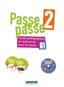 Okładka książki Passe-Passe 2 A1.2 przewodnik metod. + 2CD + DVD