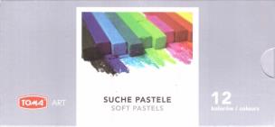 Opakowanie Pastele suche 12 kolory TOMA