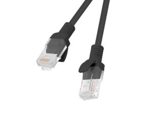 Okładka książki Patchcord UTP Lanberg PCU5-10CC-1500-BK (RJ45 - RJ45 ; 15m; UTP; kat. 5e; kolor czarny)